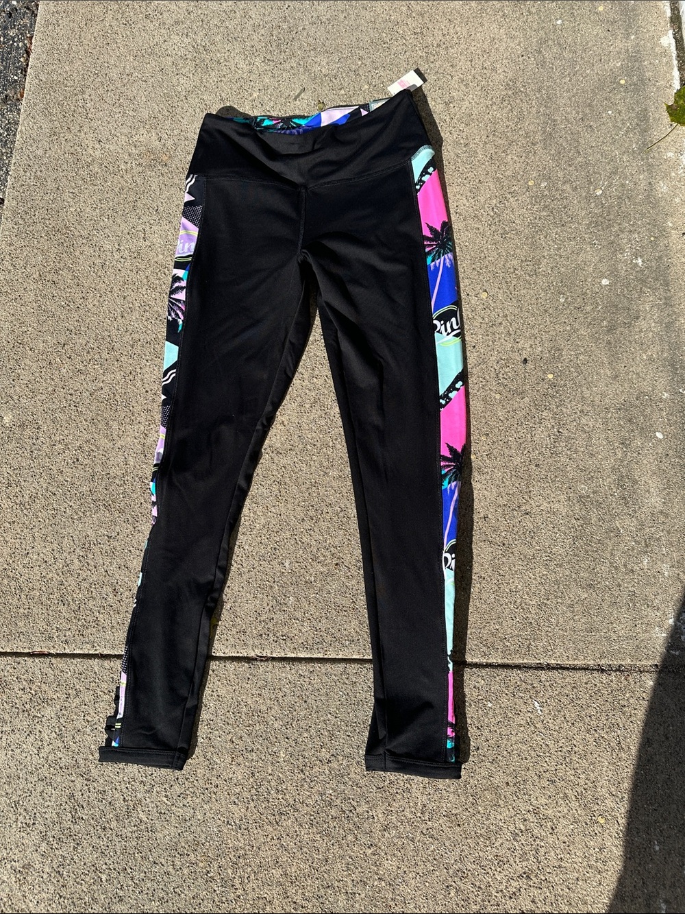 PINK Victoria's Secret high-waist ultimate  Black Leggings size med new w/tags